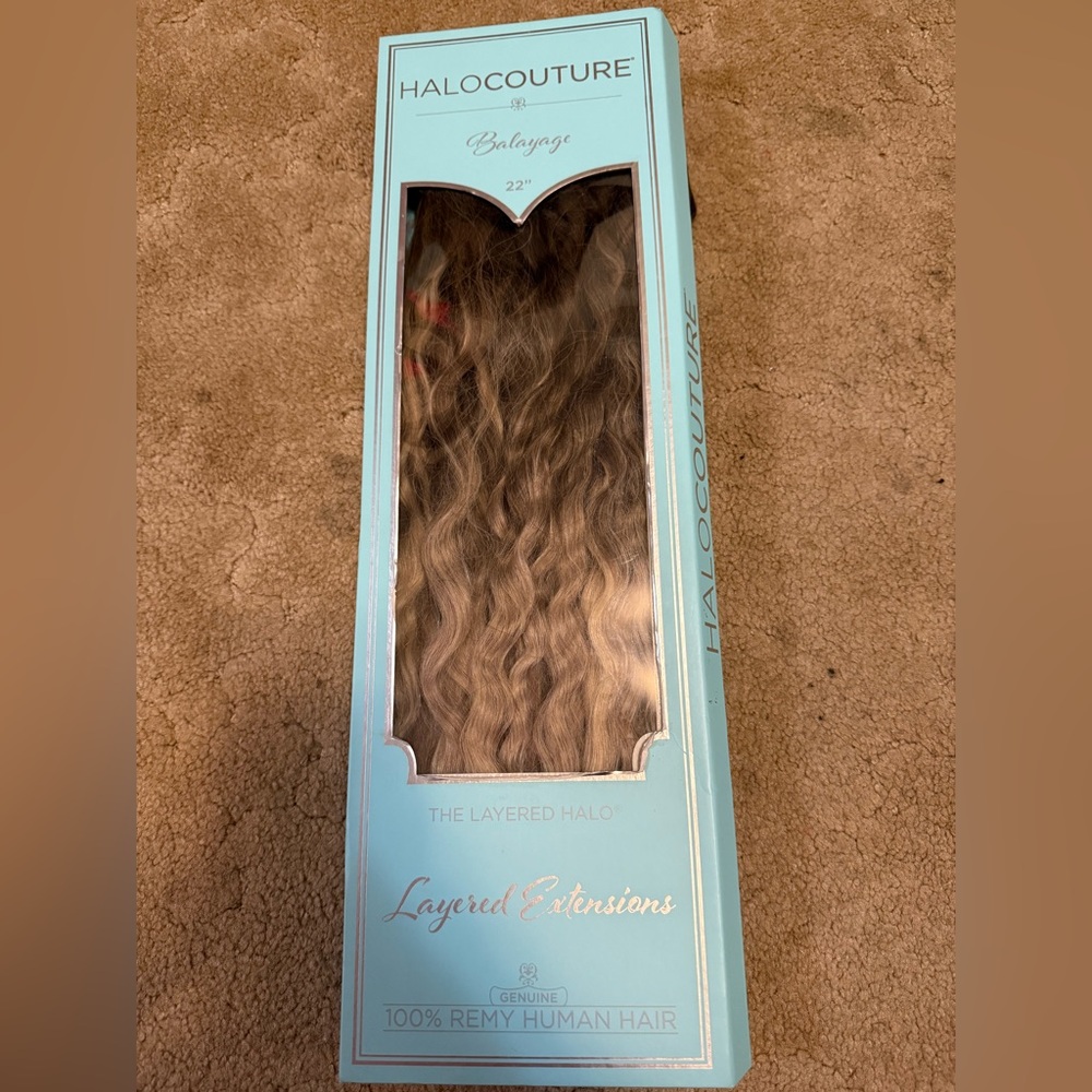 Halocouture Balayage Layered Hair Extensions - Brown/ blonde
